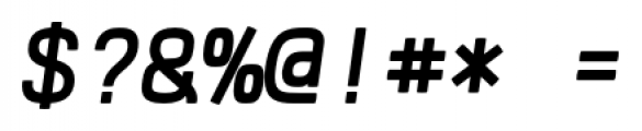 Klartext Mono Medium Italic Font OTHER CHARS
