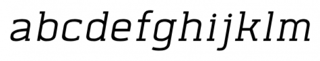 Klimt Exlight Oblique Font LOWERCASE