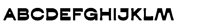 KLG Kaligra Black Rounded Font UPPERCASE