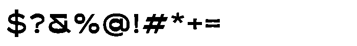 KLG Kaligra Bold Font OTHER CHARS