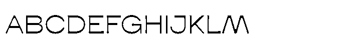 KLG Kaligra Light Font UPPERCASE