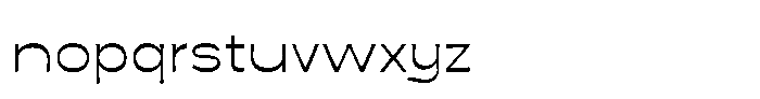 KLG Kaligra Light Font LOWERCASE