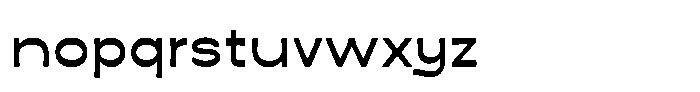 KLG Kaligra Semibold Rounded Font LOWERCASE