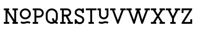 KLG Sailor Original Semibold Font LOWERCASE