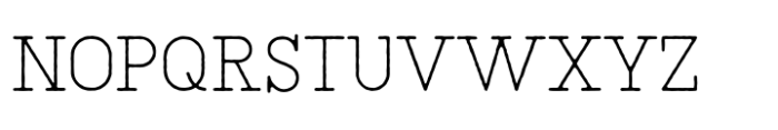 KLG Sailor Rough Light Font UPPERCASE
