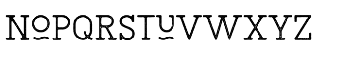 KLG Sailor Rough Regular Font LOWERCASE