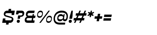 Klabdan Bold Italic Font OTHER CHARS