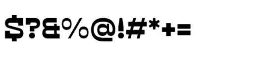 Klabdan Extra Bold Font OTHER CHARS