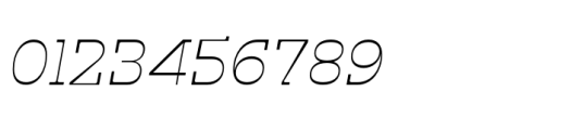 Klabdan Extra Light Italic Font OTHER CHARS