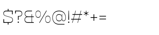 Klabdan Extra Light Font OTHER CHARS