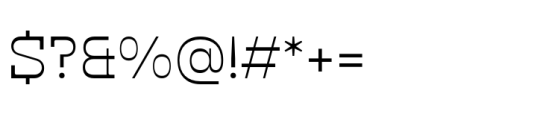 Klabdan Light Font OTHER CHARS