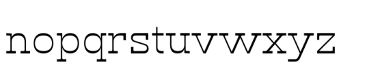 Klabdan Light Font LOWERCASE