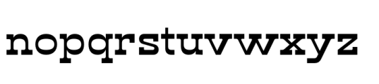 Klabdan Semi Bold Font LOWERCASE