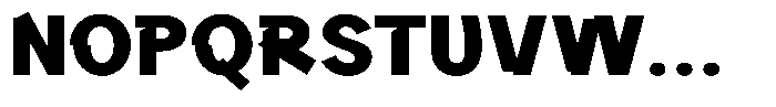 Klaft Bold Font UPPERCASE