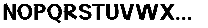 Klaft Medium Font UPPERCASE