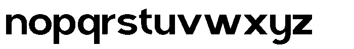 Klaft Medium Font LOWERCASE