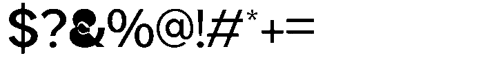 Klaft Regular Font OTHER CHARS