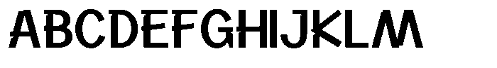 Klaft Regular Font UPPERCASE