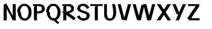 Klaft Regular Font UPPERCASE