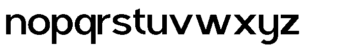 Klaft Regular Font LOWERCASE