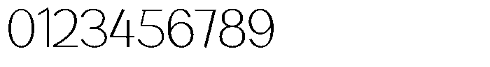 Klaft Thin Font OTHER CHARS