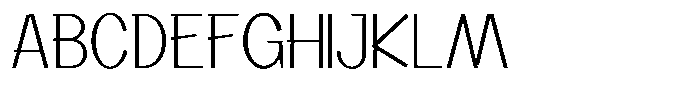 Klaft Thin Font UPPERCASE