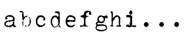 Klaklak Light Font LOWERCASE