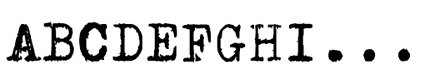 Klaklak Regular Font UPPERCASE