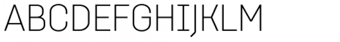 Klamp 105 Light Font UPPERCASE