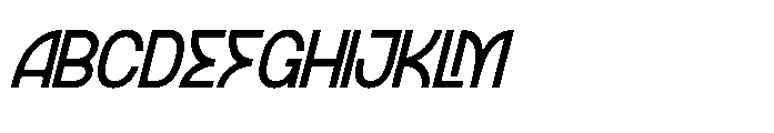 Klareon Italic Font UPPERCASE