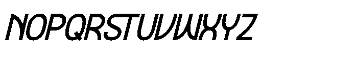 Klareon Italic Font UPPERCASE