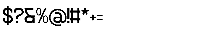 Klareon Regular Font OTHER CHARS
