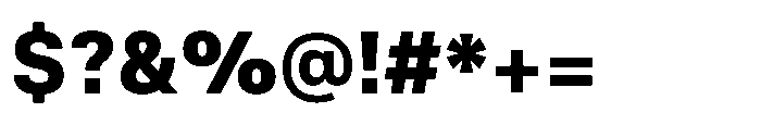 Klarit Black Font OTHER CHARS