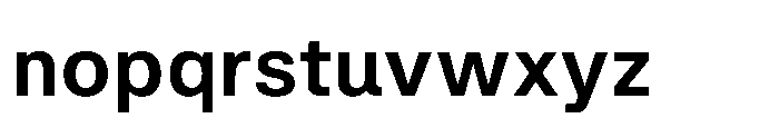 Klarit Bold Font LOWERCASE