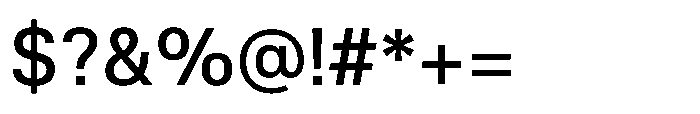 Klarit Medium Font OTHER CHARS