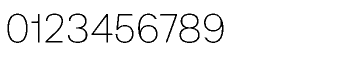 Klarit Thin Font OTHER CHARS