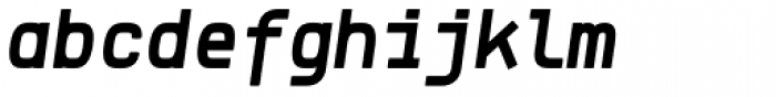 Klartext Mono Bold Italic Font LOWERCASE
