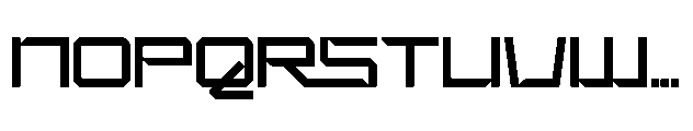 Klase Cyberpunk Font UPPERCASE