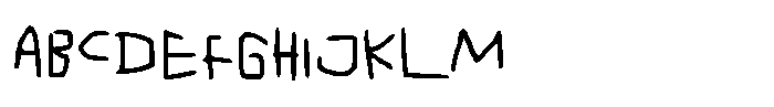 Klassic Memory Font UPPERCASE