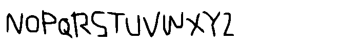 Klassic Memory Font UPPERCASE