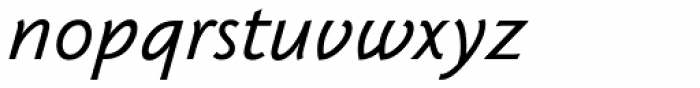 Klassika Book Italic Font LOWERCASE