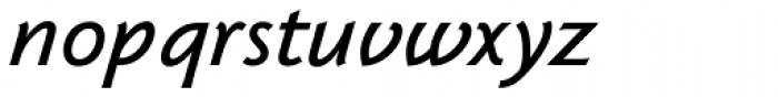 Klassika Medium Italic Font LOWERCASE