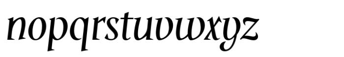 Klassisk Italic Display Font LOWERCASE