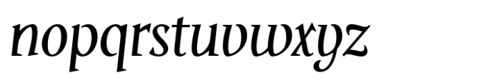 Klassisk Italic Font LOWERCASE