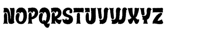 Klatcir Distort Font UPPERCASE