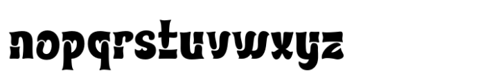 Klatcir Regular Font LOWERCASE
