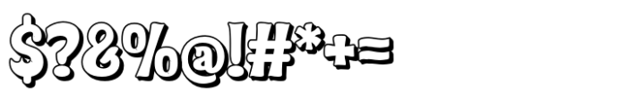 Klatcir Shadow Font OTHER CHARS