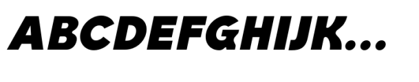 Klatsch Grotesk Black Oblique Font UPPERCASE