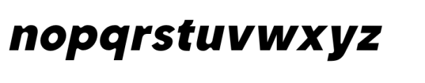 Klatsch Grotesk Heavy Oblique Font LOWERCASE