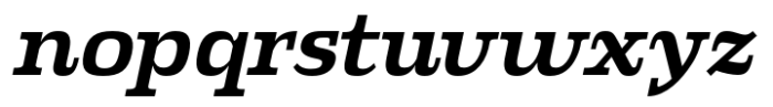 Klaud Bold Italic Font LOWERCASE
